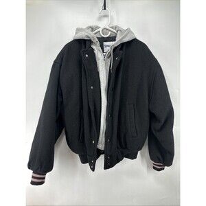 Vintage 90s SPALDING Wool Varsity Jacket Size Large